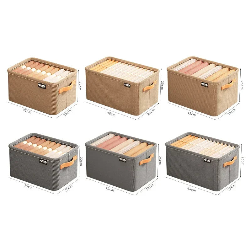 Clothes Storage Box Thick Fabric Storage Box Dormitory Home