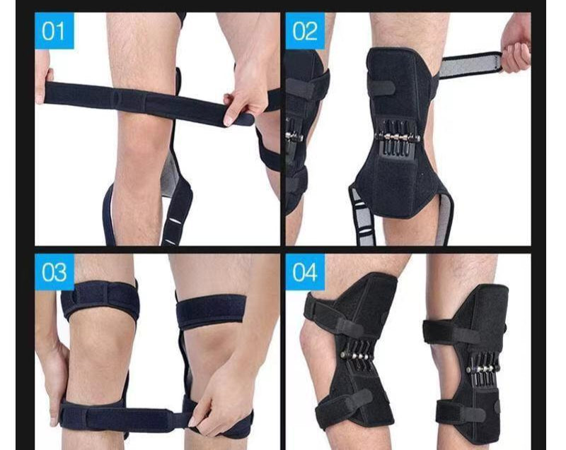 Knee and knee joint booster mountaineering protection