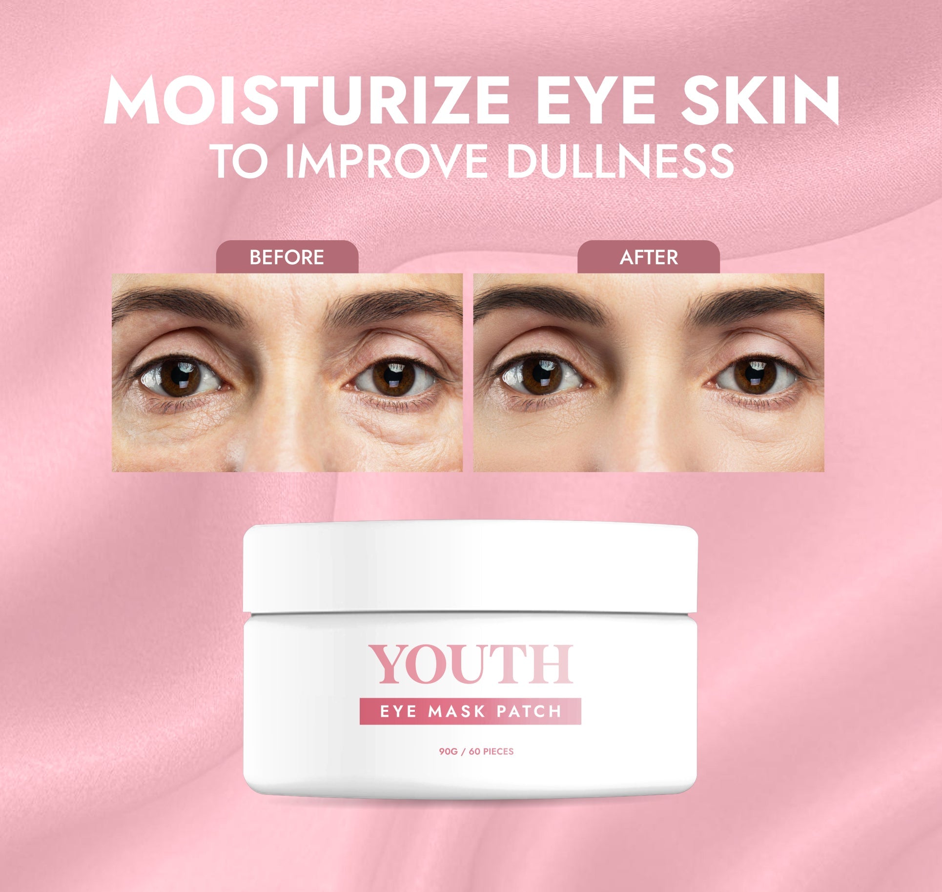 Youth® Anti Eye Bags Patches 60 Pieces