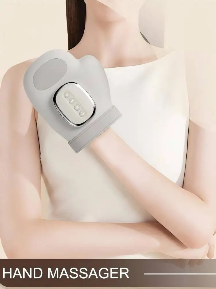 Electric Hand Massager with Airbag Compression & Vibration | Pain Relief for Finger, Palm & Wrist – Perfect Relax Gift