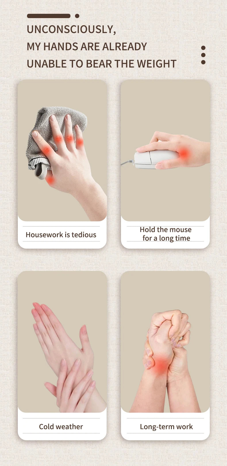 Electric Hand Massager with Airbag Compression & Vibration | Pain Relief for Finger, Palm & Wrist – Perfect Relax Gift