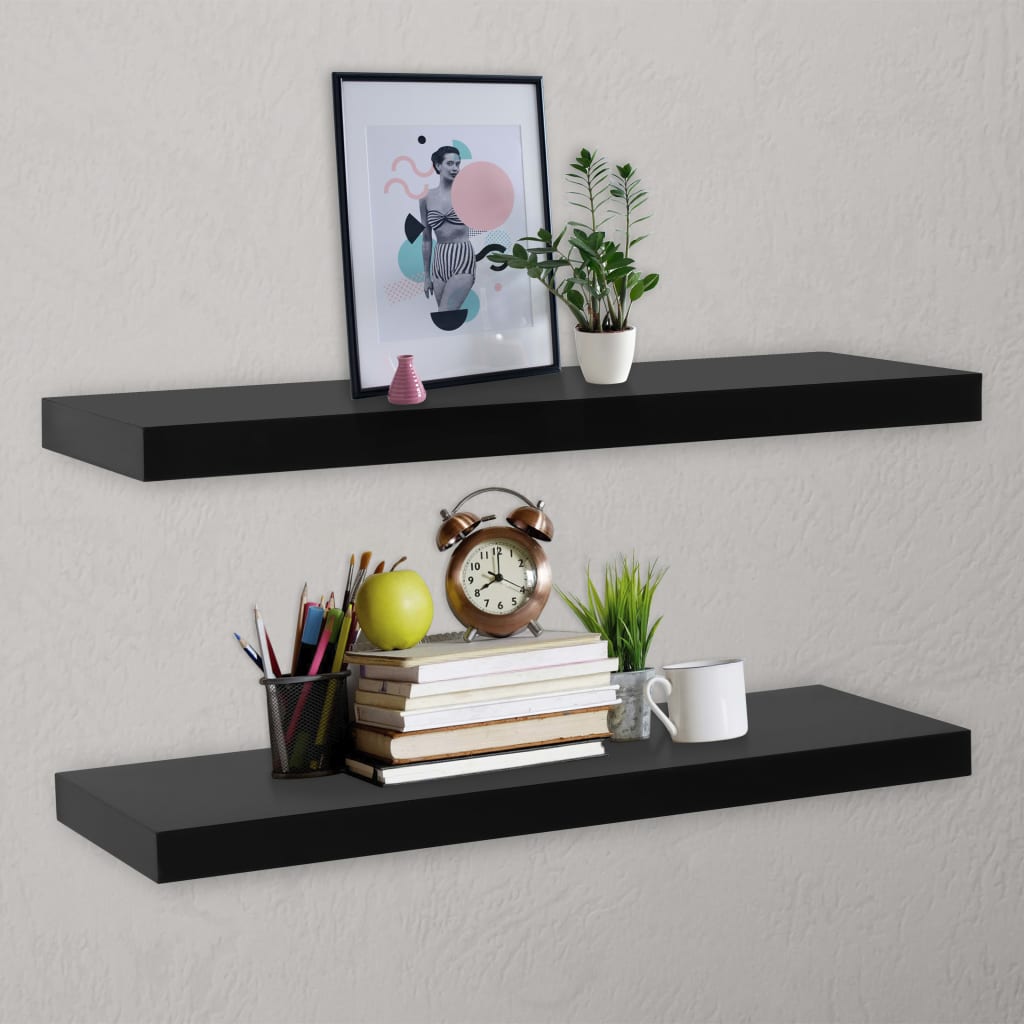 floating shelves, 2 pieces, 60 x 20 x