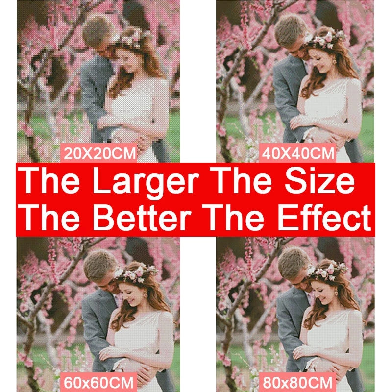 DIY Diamond Painting Landscape Full Square Tree Bird Diamond Mosaic Embroidery