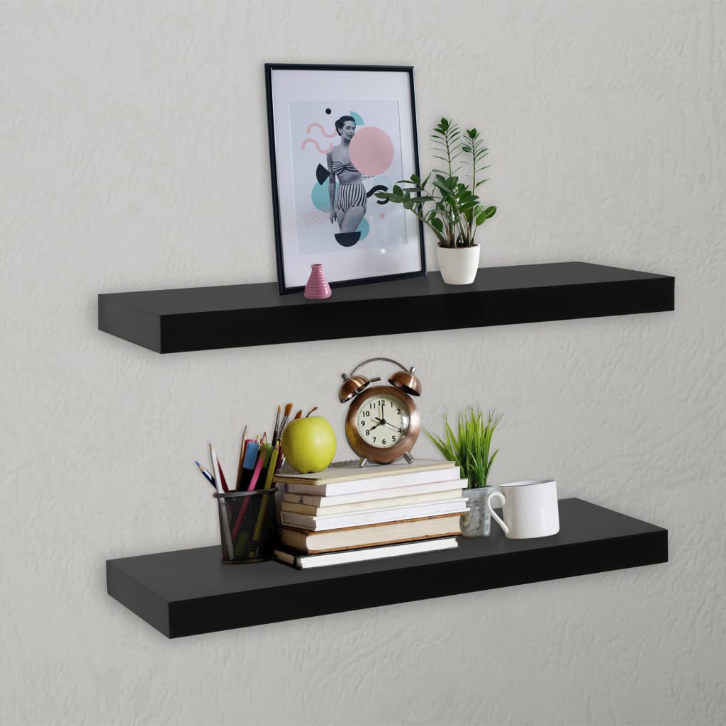 floating shelves, 2 pieces, 60 x 20 x