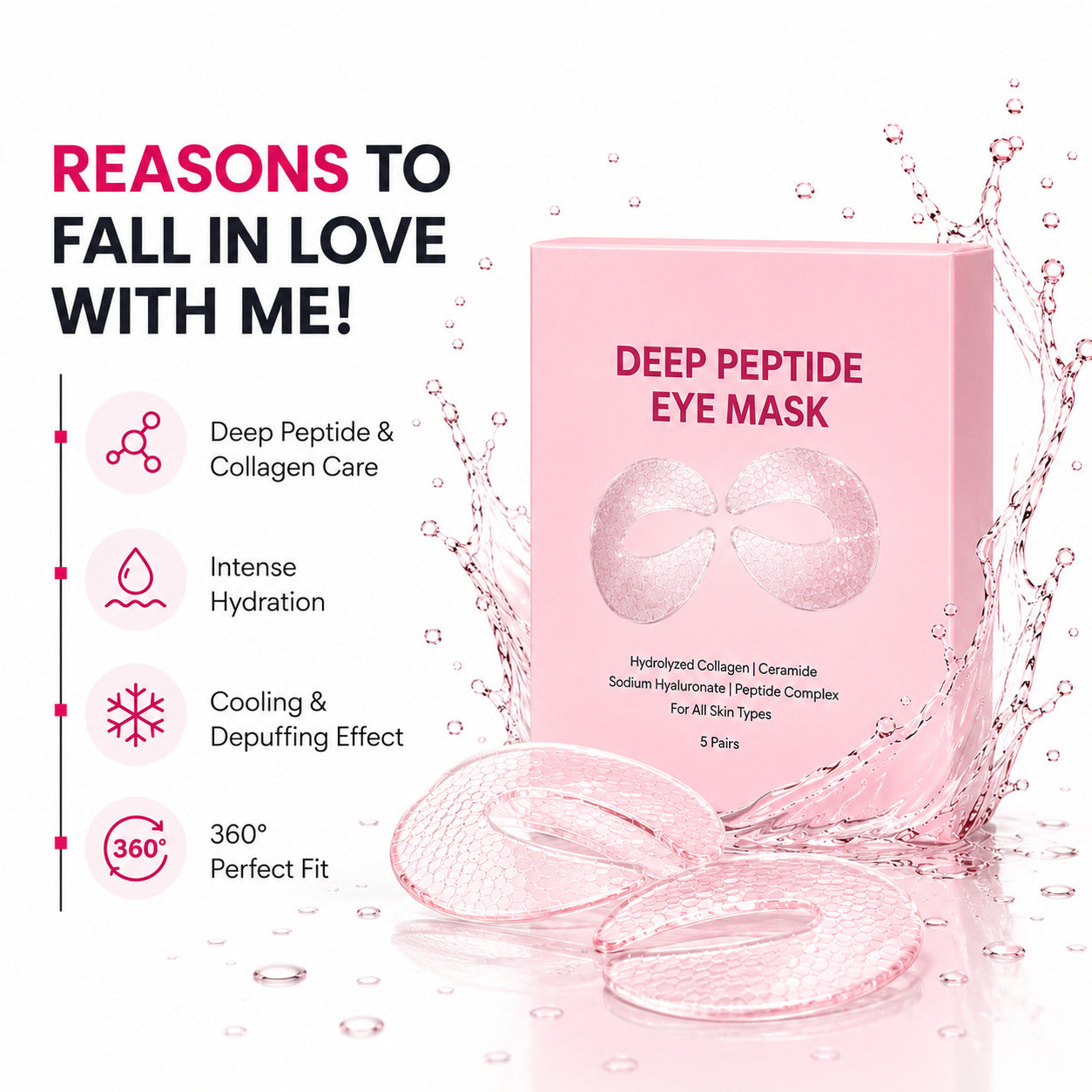 Deep Peptide Bio Collagen Eye Mask