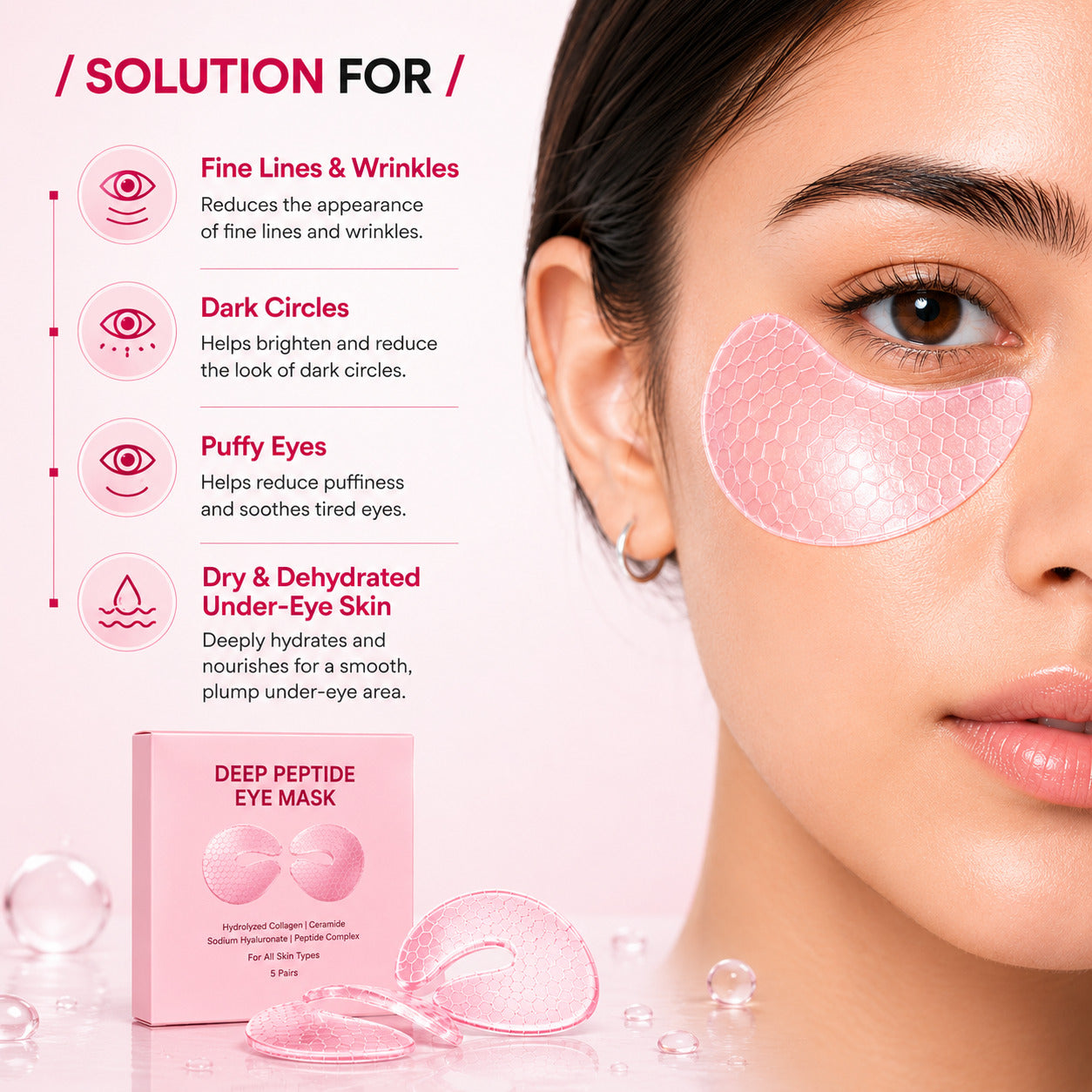 Deep Peptide Bio Collagen Eye Mask