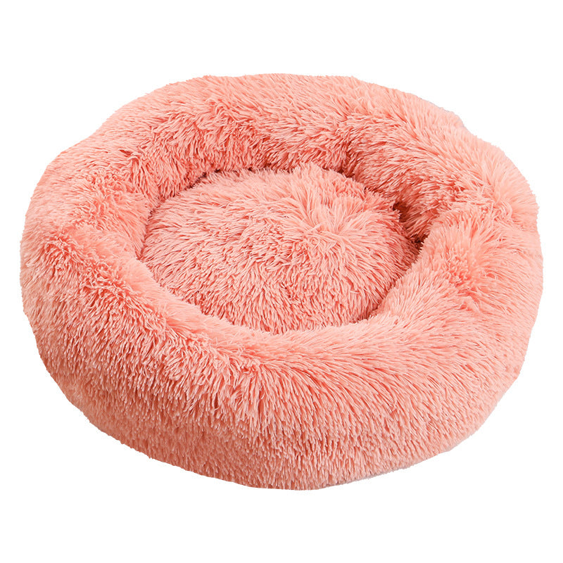 Autumn and winter warm nest plush dog nest round cat nest dog mat