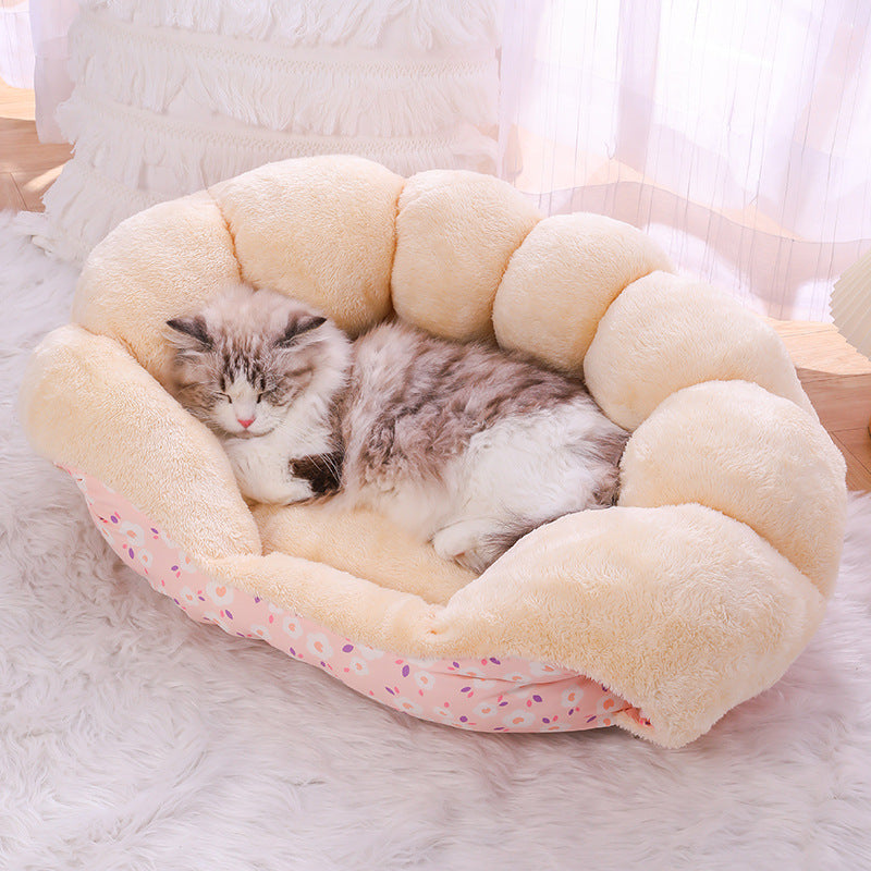 sleeping warm cat Nest sofa nest closed multi-purpose creative thickened Kennel