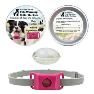 1Set Pet Repellent Buckle Collar Natural Repellent Ingredients Lightweight Waterproof Effective Mosquito Repellent Pet Collar