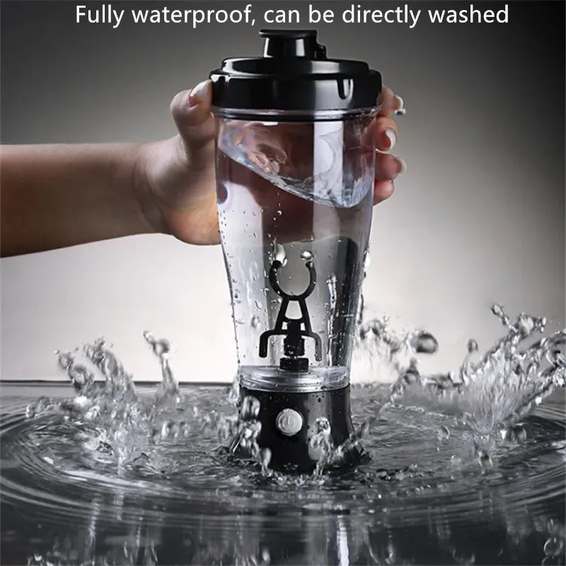 Rechargeable Electric Protein Shaker | 350ml Self-Stirring Mixing Bottle for Shakes, Supplements & Smoothies