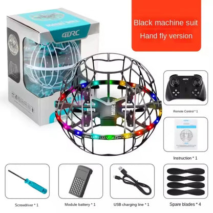 360° Full Protection Football Style Obstacle Avoidance Remote Control Quadcopter 3D Roll Auto Hover Headless Dual Mode RC Drone