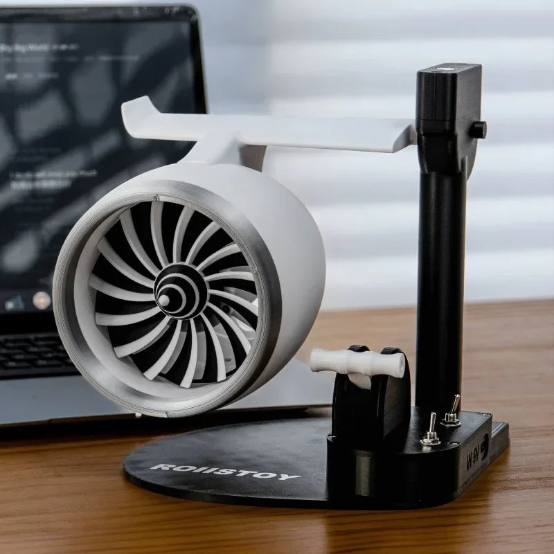 Creative Atmosphere Spray Fan | 8-Color LED Gradient Jet Turbo Fan – USB Rechargeable Desktop Cooling Toy