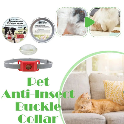 1Set Pet Repellent Buckle Collar Natural Repellent Ingredients Lightweight Waterproof Effective Mosquito Repellent Pet Collar