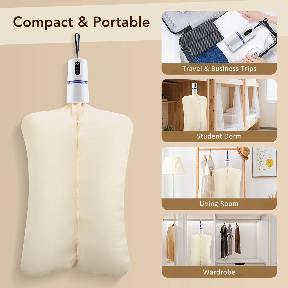 Foldable Electric Clothes Dryer | Compact Portable Drying Machine for Home, Apartment & Travel Use