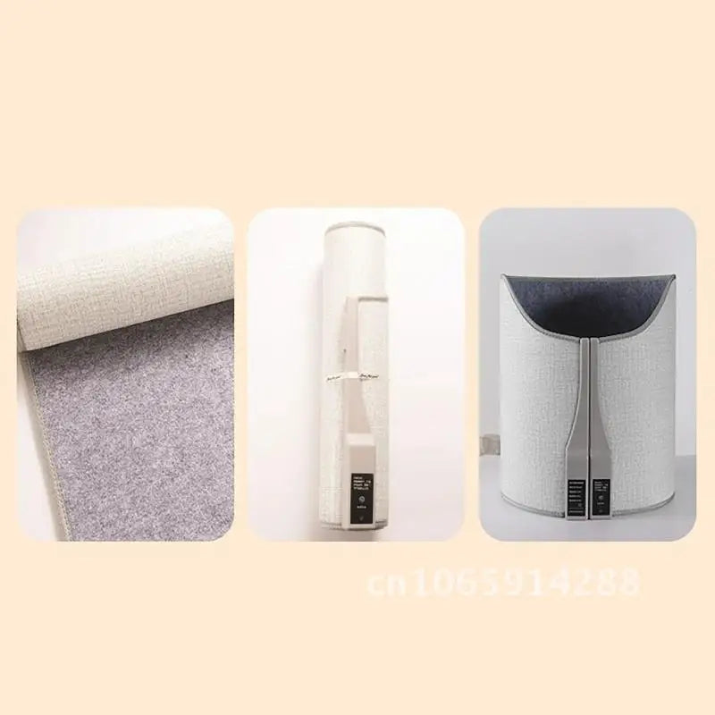 Portable Electric Feet Heater | Folding Heated Cushion with Adjustable Thermostat – Warm Winter Foot & Leg Warmer