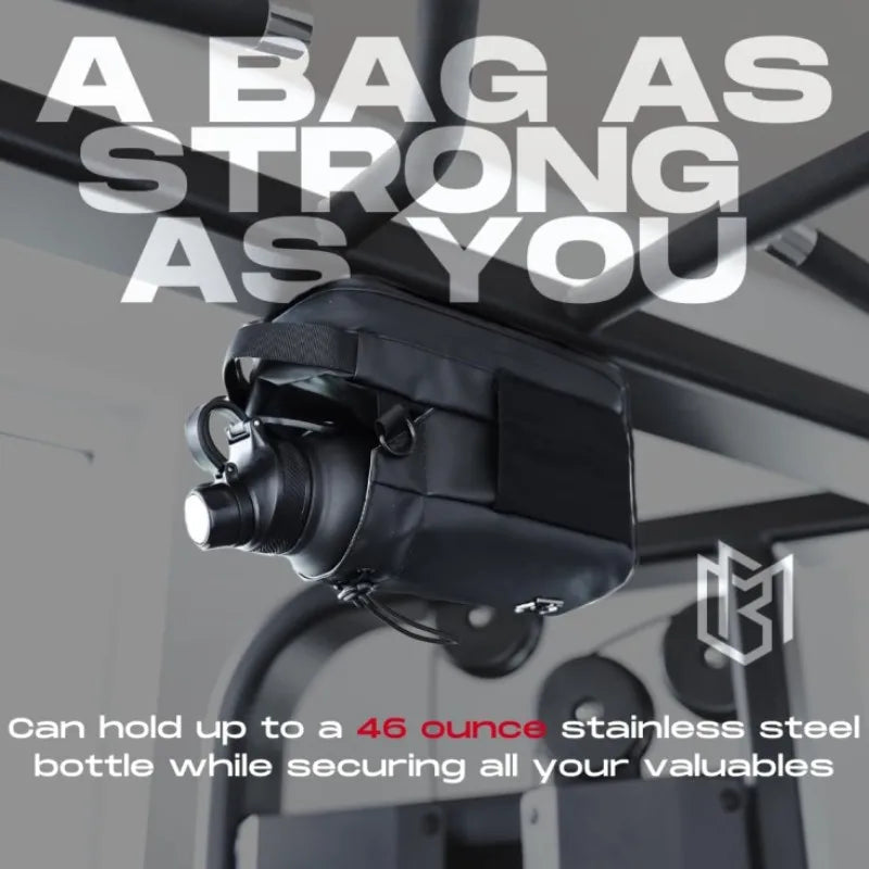 Portable Magnetic Fitness Water Bottle Bag Gym-Specific Water Cup Holder with Strong Magnet for Outdoor Sports Bottle Bag