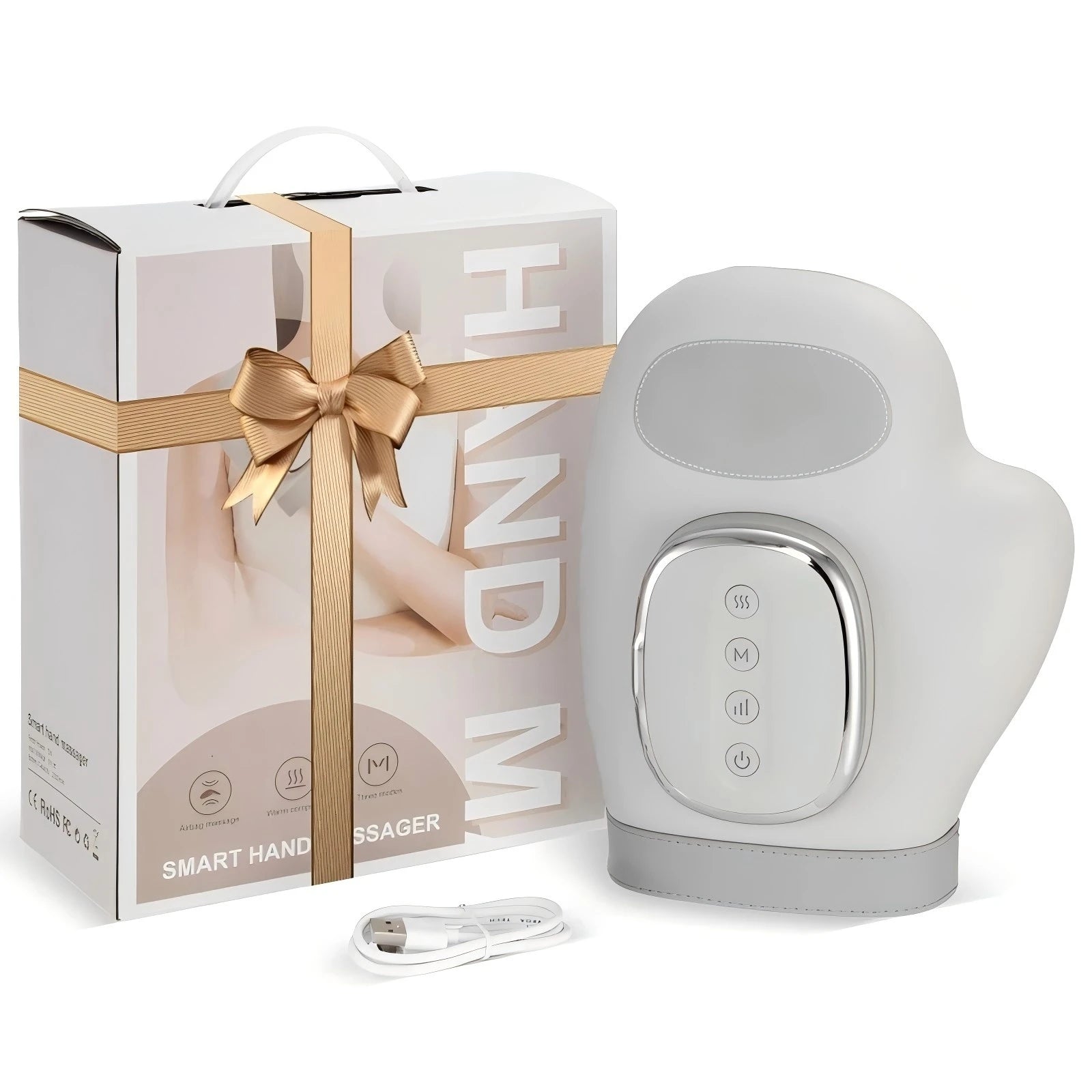 Electric Hand Massager with Airbag Compression & Vibration | Pain Relief for Finger, Palm & Wrist – Perfect Relax Gift