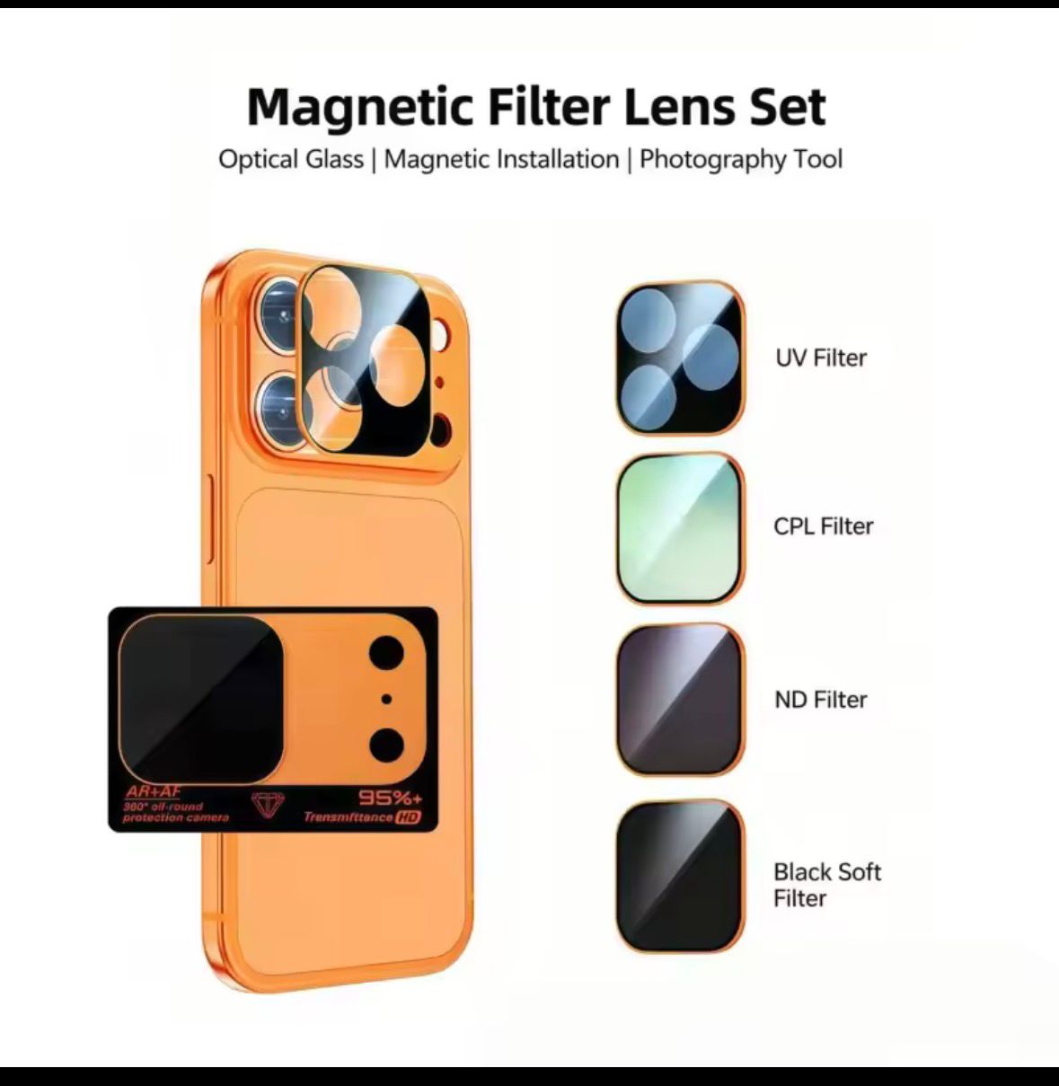 iPhone 17 Pro Max 17 Pro UV filter set lens film