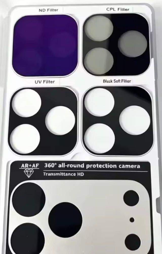iPhone 17 Pro Max 17 Pro UV filter set lens film