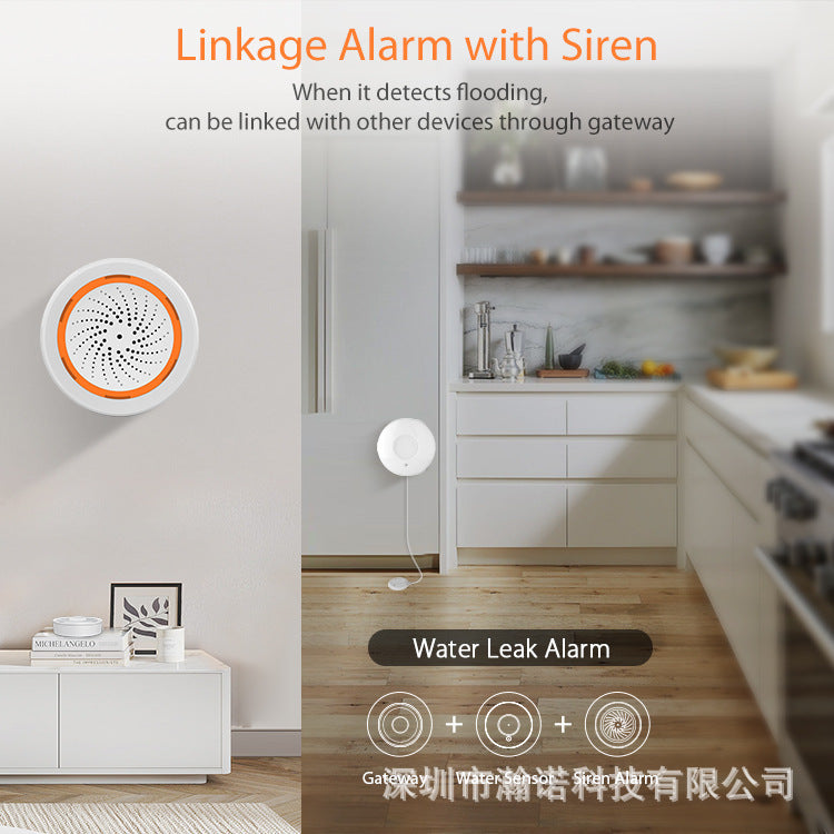 Home WiFi Water Leak Smart Detection Alarm